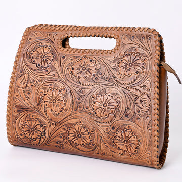 American Darling Clutch Hand Tooled Genuine Leather Women Bag Western Handbag Purse